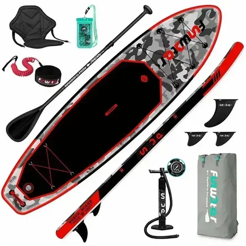 Надувная доска SUP board (сап борд) FunWater Honor Green 11'0 (330x84x15 cm)