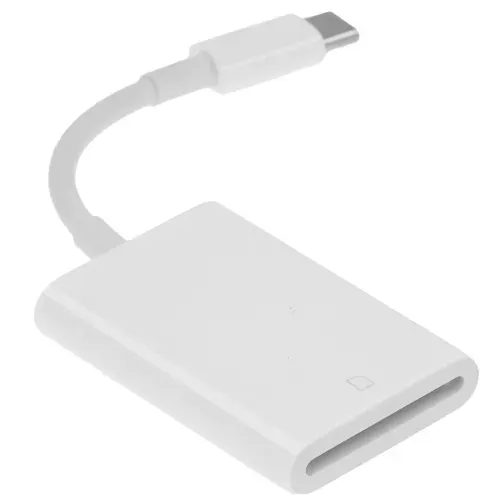 Apple USB-C to SD card reader 0,12м Кабель для подключения периферийных устройств, белый