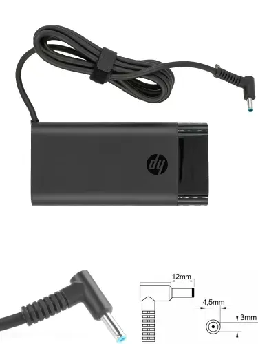 Зарядное устройство для ноутбука HP, Pavilion 15-bc435ur, 19.5V - 6.9A, (Штекер: 4.5x3.0мм с иглой) 135 Вт Slim