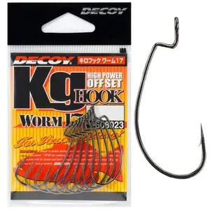 Крючок Decoy офсетный Worm 17 2/0 (8шт.)