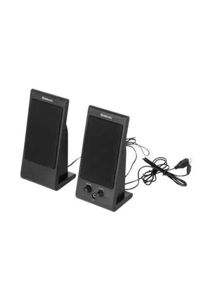 DEFENDER Колонки SPK 170 черные 2.0, 6W, разъем для наушников 65165