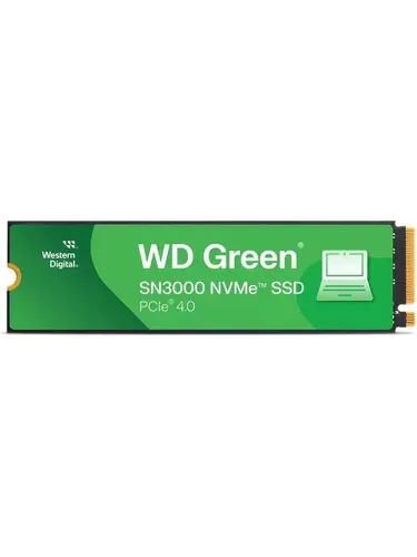Western Digital 2 ТБ Внутренний SSD-диск Green SN3000 M.2 PCI-E 4.0, M.2, PCI-E 4.0 (WDS200T4G0E)