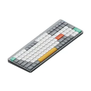 Клавиатура беспроводная механическая Nuphy AIR96 V2, low profile gateron 2.0, Red Switch, Bluetooth, RGB подсветка, 4000мАч, Серый AIR96v2-LG-1