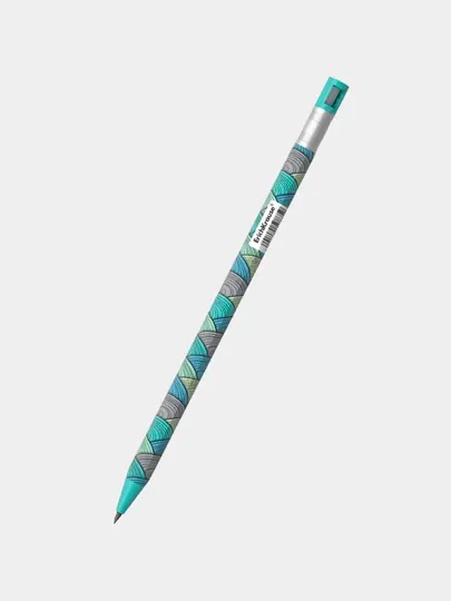 Карандаш механический ErichKrause ColorTouch Emerald Wave 2.0 мм, с точилкой, НВ 50835