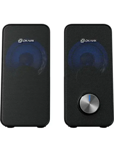 OKLICK Колонки OK-122 2.0 цв. черный 6 Вт