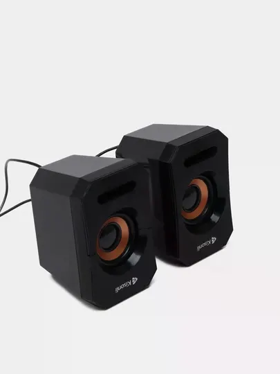 Компьютерные колонки Kisonli A-606 2.0 USB AUX мини динамики 6W для ПК и ноутбука