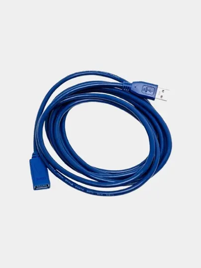 Кабель-удлинитель, USB 2.0, USB/USB для флешки, компьютера, мыши, ноутбука, ТВ-приставки