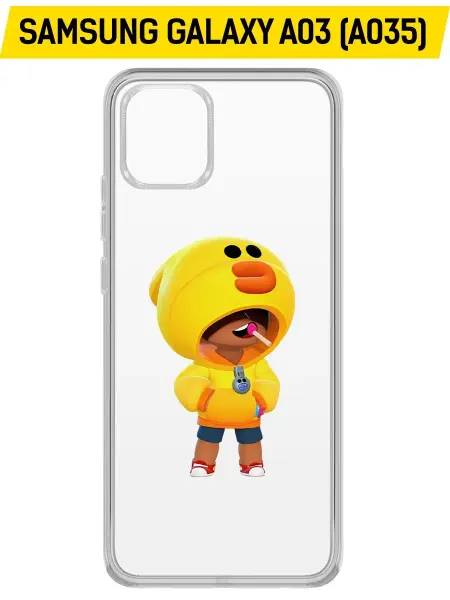Krutoff Brawl Stars Силиконовый чехол бампер накладка для Samsung Ga…