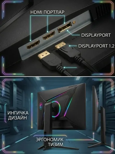Игровой монитор MSI MAG 272F 27 дюймов FHD 250Hz 0.5ms
