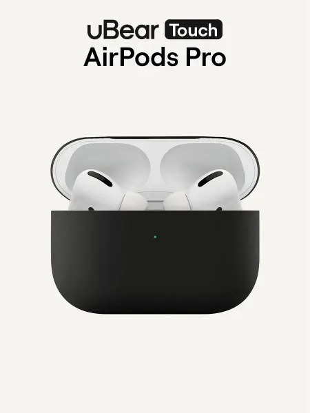 UBear Чехол для AirPods Pro, силиконовый soft-touch, 0,8мм