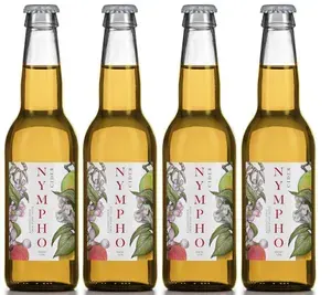 Сидр безалкогольный яблочный Cider Rebel Apple Nympho, 4 шт по 0.33л