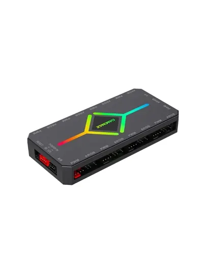GameMaxV4.0 ARGB PWM Hub Controller—концентратор с пультом ДУ для подсветки и вентиляторов