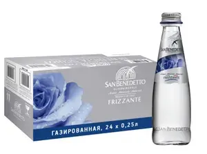 San Benedetto Вода Сан Бенедетто 12 шт по 0,75 л с газом.стекло