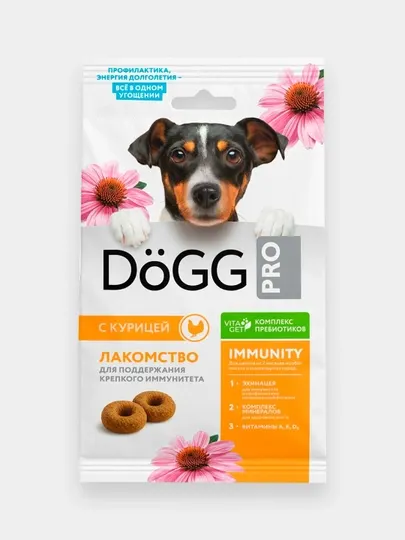 Лакомства для собак для профилактики мочекаменной болезни с Курицей ТМ «DOGG.PRO» 0,09 кг