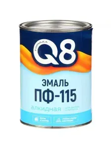 Formula Q8 Эмаль ПФ-115 алкидная глянцевая желтая 0.4 кг