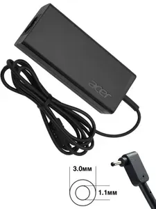 Зарядное устройство для ноутбука Acer, SPIN 1 SP114-31-C2YB, 19V - 2,37А, (Штекер: 3.0-1.1мм) 45 Вт Slim