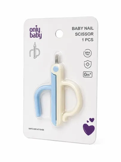 Безопасные детские ножницы для ногтей Only Baby, маникюрные ножницы для новорожденных 0+