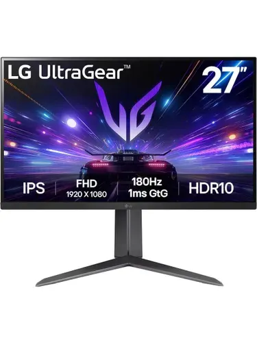 LG 27.00" Монитор 27GS65F-B (27GS65F-B.ARUZ), IPS, 1920x1080, 180.00 Гц, черный