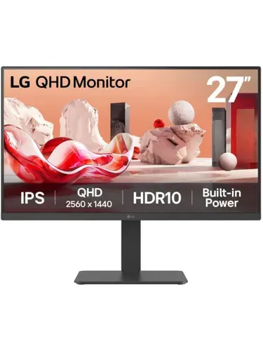 LG 27.00" Монитор 27BA45QB-B (27BA45QB-B.ARUZ), IPS, 2560x1440 2K, 75.00 Гц, черный