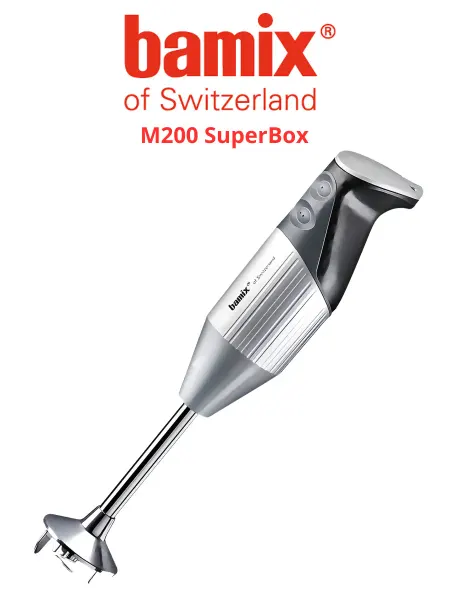 BAMIX Блендер SuperBox M200 Silver 1050.005