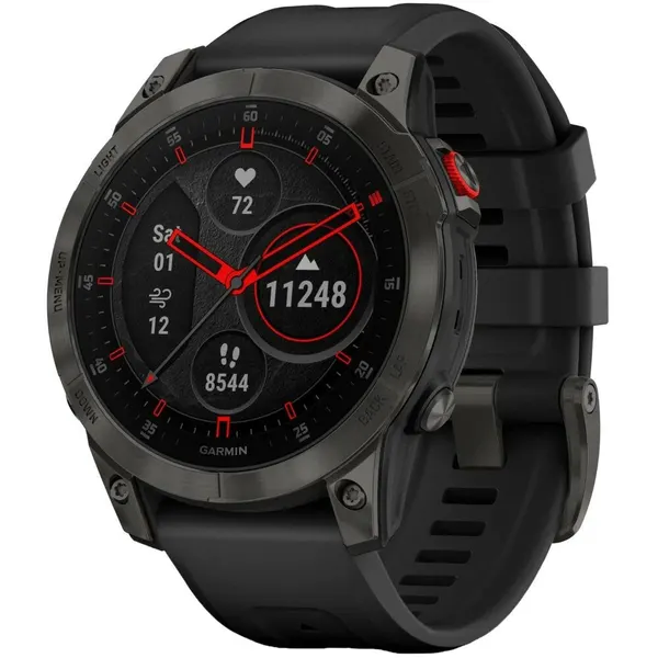 Умные часы Garmin epix (Gen 2) Sapphire Editions 47 мм NFC, Black Titanium 010-02582-15 (Japan)