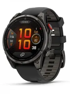Смарт-часы Garmin Fenix 8 Pro 47 mm Amoled Sapphire Lens Carbon Grey DLC Titanium With Black/Pebble Gray 010-03198-01