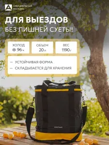 Термосумка холодильник 20 литров Арктика Диксон мягкий термоконтейнер 20 л для дачи арт 010-20 подарок для всей семьи