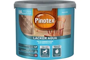 Pinotex LACKER AQUA 10 колерованный лак, Папоротник 017(2,7л)