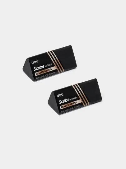 Ластик Scribe Infinite 01720 Deli, по 2 шт