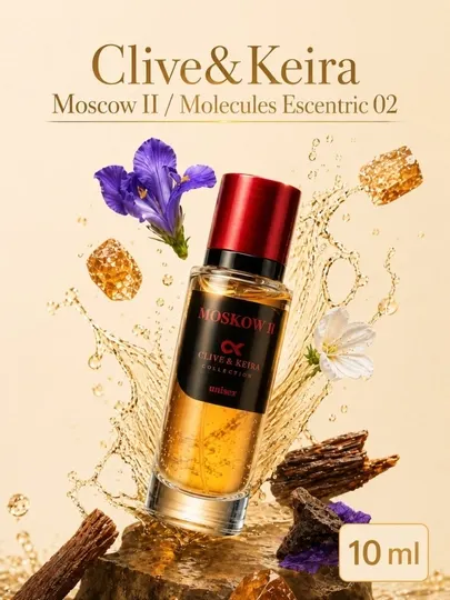 Парфюмированная вода Севаверек Molecules Escentric 02 Clive&Keira Москва 2 унисекс, 10 мл