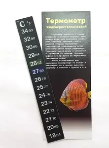 Термометр наклейка самоклеящийся 18-34 градуса