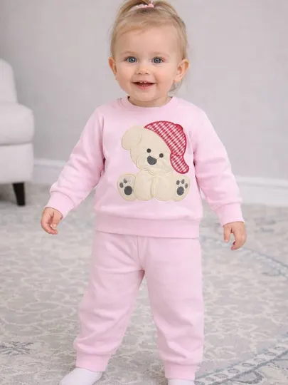 Детский костюм с мишкой в панамке Koala Kids, 0–2 года