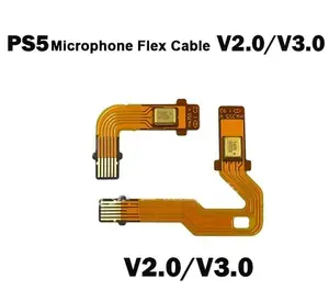 BDM 020-030-040-050 Шлейф микрофона для DualSense ревизи 2-5 кконтактная подложка для геймпада, гибкий кабель джойстика PS5 (Flex Ribbon Cable) 2 ШТ
