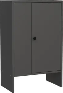 Тумба под телевизор Mio Tesoro Мини, 50х80х30 см, 1 дверь, черная, 2.07.03.090.2