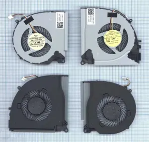 Вентилятор (кулер) для ноутбука Dell Inspiron 7000, 7557, 7559, 15-7557, p/n: AB08505HX090B00 0OAM9, 04X5CY, AB09005HX090B00 O0CWAM92 (4-pin) пара (левый + правый)