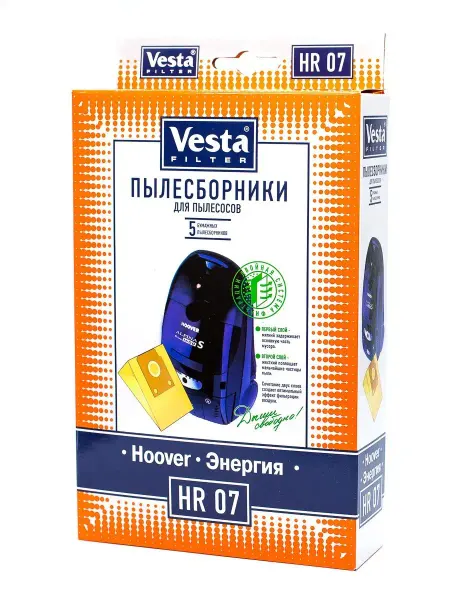 Vesta Filter HR 07 Мешки для пылесоса Hoover Alpina - 5 шт