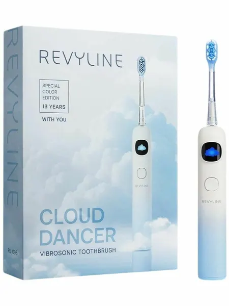 Зубная щетка Revyline RL 095 Cloud Dancer, электрическая, звуковая