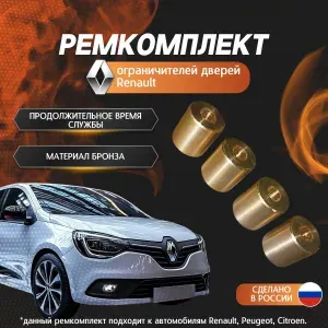 Ремкомплект ограничителей дверей Рено
