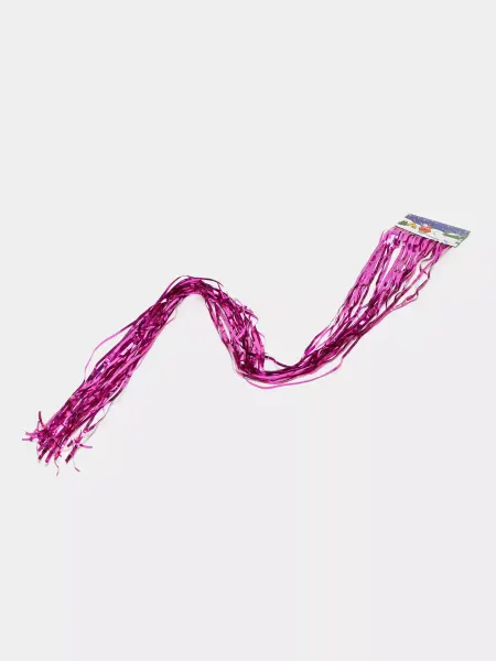 Ярмарка Товаров Новогодний дождик Фуксия 3шт 1 метр