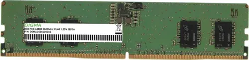 Digma Оперативная память PC5-44800 CL46 DIMM 288-pin 1.1В DDR5, 5600 МГц, 1 x 8 ГБ (DGMAD55600008S)