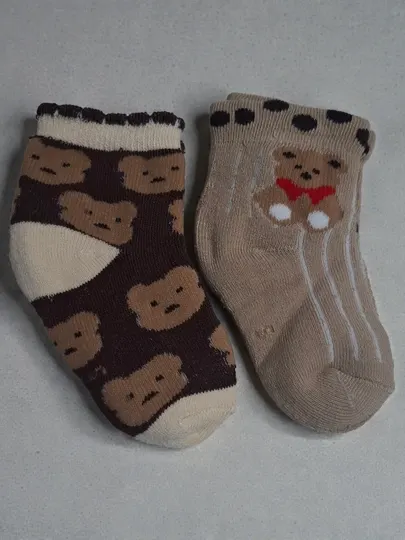 Толстые зимние махровые носки для девочек и мальчиков 1-3 лет, 1,2 пары