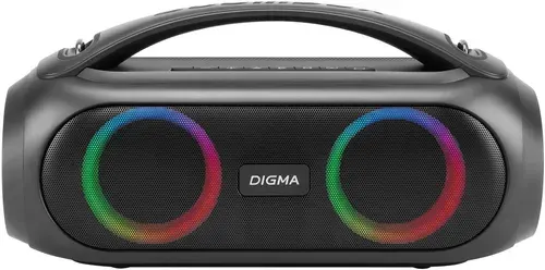 Портативная колонка, черный/черный 50W 2.1 BT 10м 3000mAh Digma D-PS1530 (SP1530B)