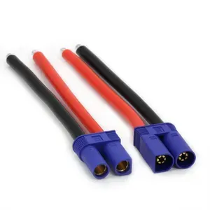 Кабель с разъемом EC5 (M) и EC5 (F) 10 AWG 10 см, 1 пара