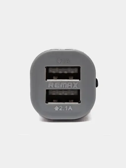 Автомобильное зарядное устройство Rемах 2 USB ток 2.1 A 2 разъема 12В