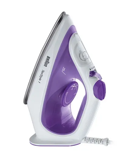 Паровой утюг Braun SI1080VI TexStyle 1, 2000 Вт, SuperCeramic, паровой удар 120 г/мин
