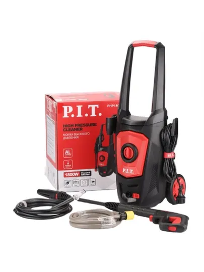 Мойка высокого давления, 120 бар, 390 л/ч, 1.6 кВт, PIT PHP120-C1