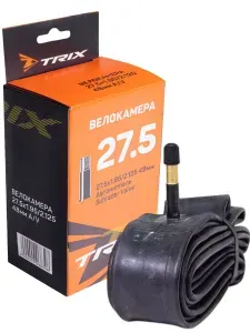 Велокамера 27.5 x 1.95 - 2.125 A/V 48 мм TRIX камера велосипедная 27,5 дюйма