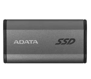 ADATA 1 ТБ Внешний SSD-диск (AELI-SE880-1TCGY), USB 3.2, чтение - 2000 Мб/с, запись - 2000 Мб/с, Металл, Пластик, серый