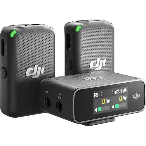 DJI Микрофон для живого вокала DJI MICE 2 (2TX 1 RX ), черный