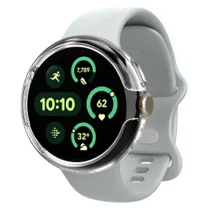 Чехол Spigen на Google Pixel Watch 3/2/1 41mm (ACS07391) Thin Fit / Спиген Чехол для Пиксель Вотч Прозрачный